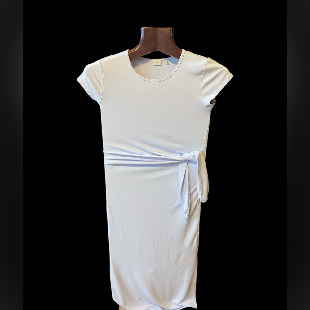 Elegant light purple Tie-Waist Wilfred long Dress size M